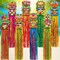 8 Pcs Summer Hawaiian Luau Party Decoration Tiki Totem Hanging Decorations with Tassels for Aloha Hawaii Luau Tropical Birthday Party Supplies